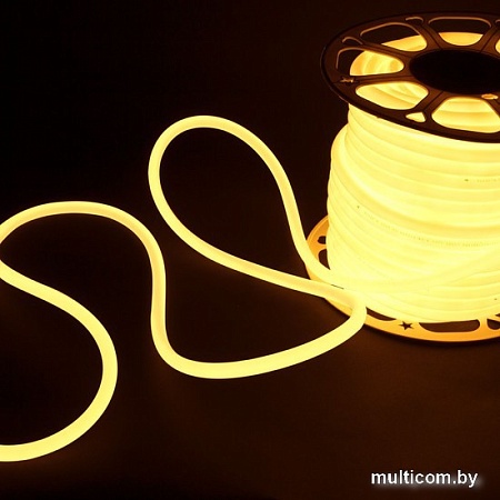 Гибкий неон Elektrostandard 220V 9.6W 144Led 2835 IP67 круглый теплый белый a052998