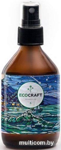EcoCraft Тоник для лица Цвет ночи для нормальной и сухой кожи 100 мл