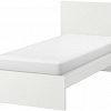 Кровать Ikea Мальм 200x90 (белый, Лурой) 592.109.92