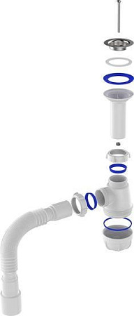 Сифон Aquant B0515-30-MR