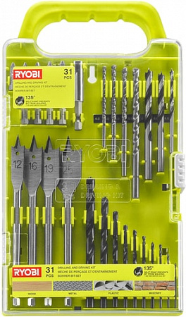 Набор бит Ryobi RAKDD31 (31 предмет)