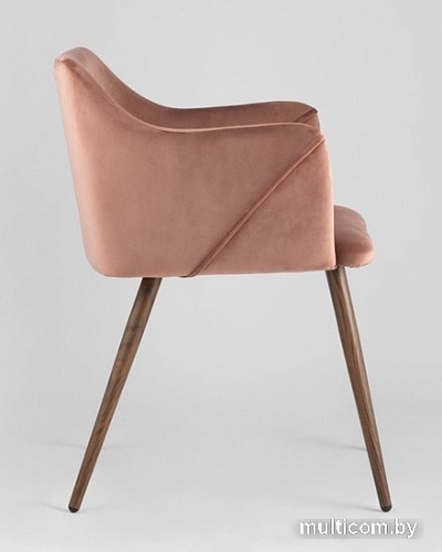 Стул с подлокотниками Stool Group Монарх (розовый)