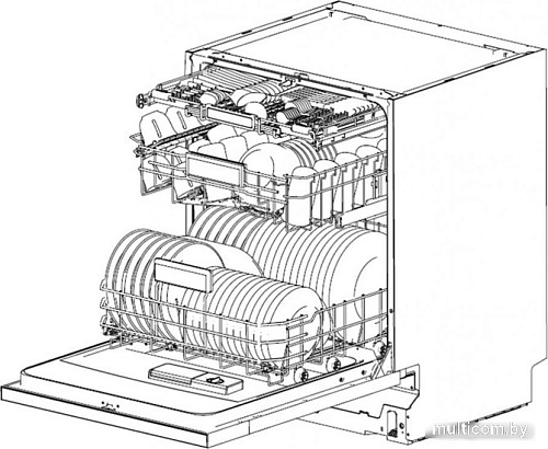 Встраиваемая посудомоечная машина GrandGermes DWA-45