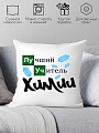 Декоративная подушка Print Style Лучший учитель химии 40x40plat91