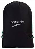 Мешок для обуви Speedo Pool Bag D712 (черный/зеленый)