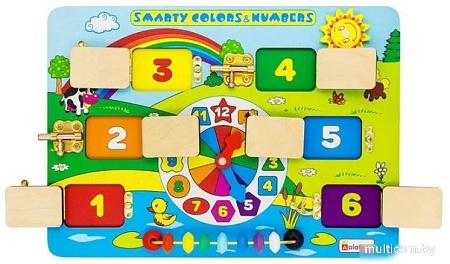 Бизиборд Alatoys Smarty colors & Numbers ВВ501