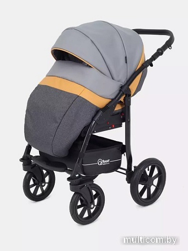 Универсальная коляска Rant Patio (2 в 1, 02, серый/желтый)