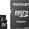 Карта памяти Patriot microSDXC LX Series (Class 10) 128GB + адаптер [PSF128GMCSDXC10]