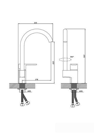 Смеситель Diadonna D80-440113