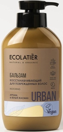 Бальзам Ecolatier Urban для поврежденных волос Восстанавливающий 400 мл