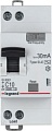 Дифференциальный автомат Legrand RX3 1P+N C 10А 30мА 6кА 2М AC 419397
