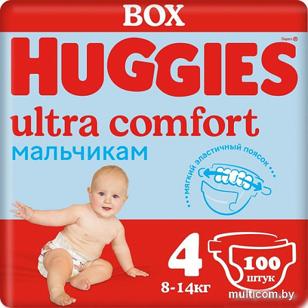 Подгузники Huggies Ultra Comfort 4 Disney Box Boy (100 шт)