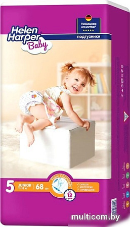 Подгузники Helen Harper Baby 5 Junior (68 шт)