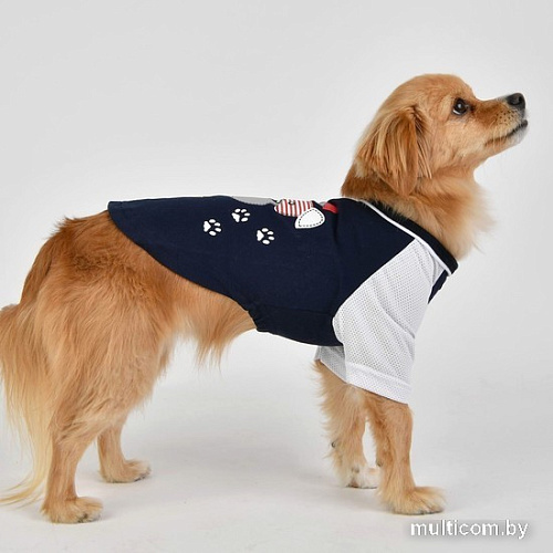 Футболка Puppia Sniffer PAUA-TS1807-NY-M (M, синий)