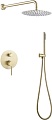 Душевая система Abber Emotion AF8818G (золото матовое)
