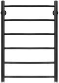 Полотенцесушитель Granula Трапеция 50х60 6 перекладин (нижнее подключение, черный матовый)