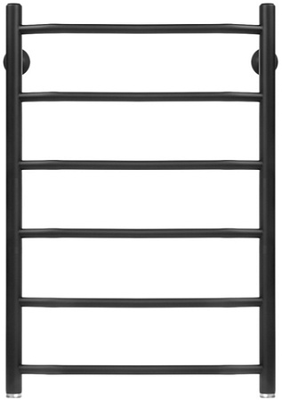 Полотенцесушитель Granula Трапеция 50х60 6 перекладин (нижнее подключение, черный матовый)