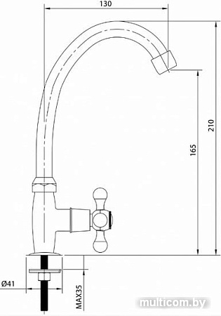 Кран Istok life 0402.728