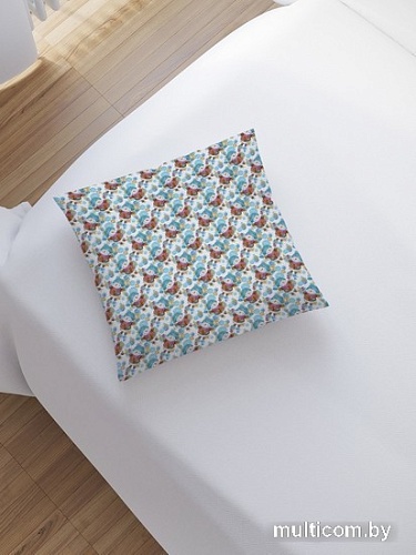 Чехол на подушку JoyArty Одетый снеговик sl_380855