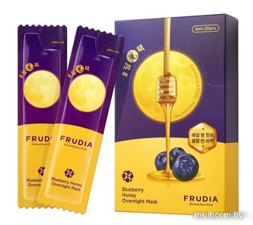 Frudia Маска гелевая Питательная ночная с черникой и медом 5 мл