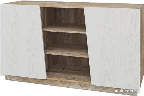Тумба КМК Мебель Лайт 2Д 0551.5 (дуб юккон/дуб полярный)