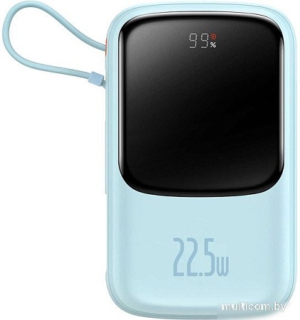 Внешний аккумулятор Baseus Qpow Pro Digital Display Fast Charge 22.5W 20000mAh (голубой)