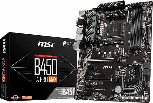 Материнская плата MSI B450-A Pro Max