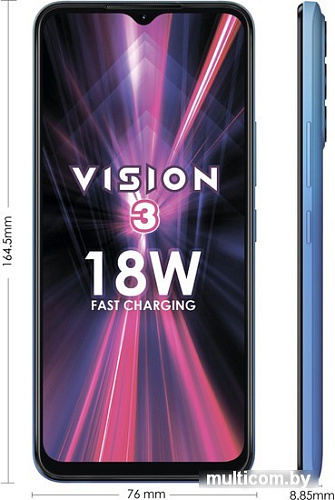 Смартфон Itel Vision 3 3GB/64GB (мятный)