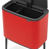 Brabantia Bo Touch Bin 11+23 л (пламенный-красный)