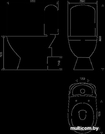 Унитаз IDDIS Skif (SKI2DSEI24)