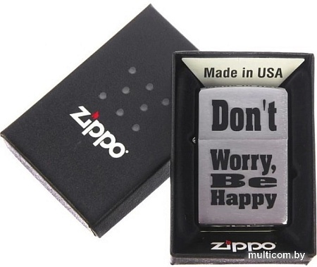 Зажигалка Zippo 200 Don't worry