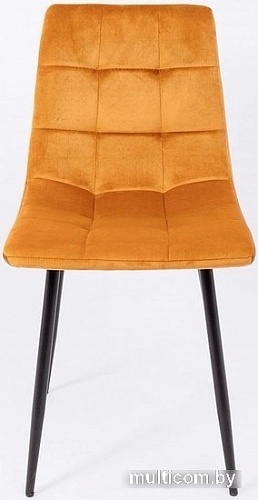 Стул AksHome Dallas 76330 (велюр, горчичный/черный)