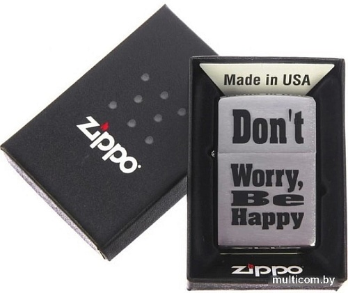 Зажигалка Zippo 200 Don't worry