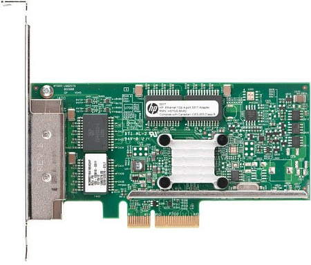 Сетевой адаптер HP Ethernet 1Gb 4-port 331T Adapter (647594-B21)