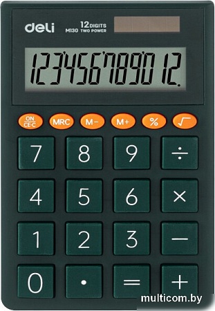 Калькулятор Deli EM130 (зеленый)