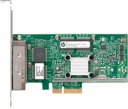 Сетевой адаптер HP Ethernet 1Gb 4-port 331T Adapter (647594-B21)