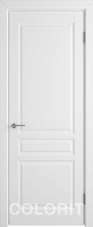 Межкомнатная дверь Юркас Colorit К2 ДГ 80x200 (белая эмаль)
