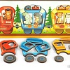 Бизиборд Нескучные игры Паровозик 7950