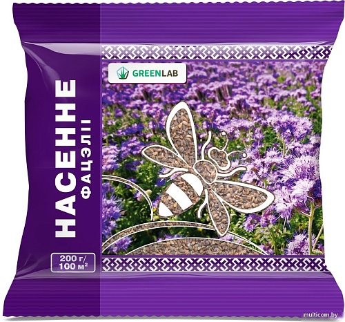 Семена Greenlab Фацелия 0.2 кг