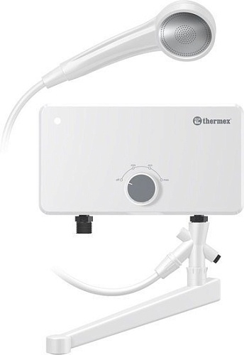 Проточный электрический водонагреватель кран+душ Thermex Urban 5500 combi