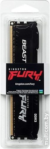 Оперативная память Kingston FURY Beast 4GB DDR3 PC3-12800 KF316C10BB/4
