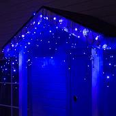 Бахрома Luazon 3x0.6 м 160 LED 3584196 (черный ПВХ провод, синий)