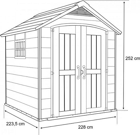 Keter Premier 757 249352 (2.2x2.23 м)