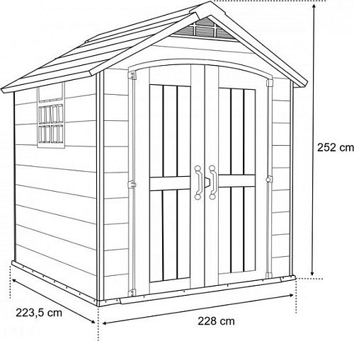 Keter Premier 757 249352 (2.2x2.23 м)