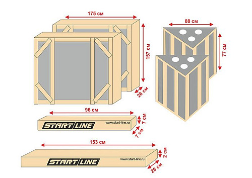 Теннисный стол Start Line City Power Outdoor