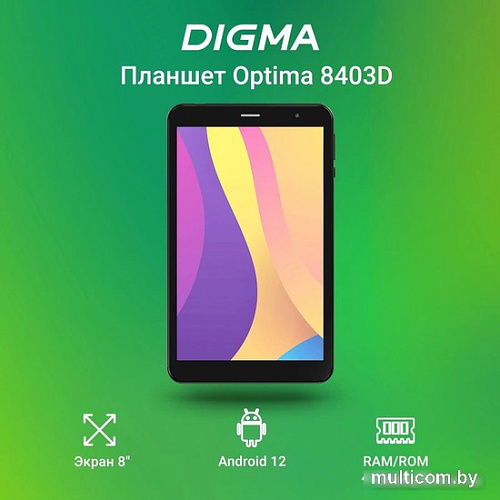 Digma Optima 8403D 4G (черный)