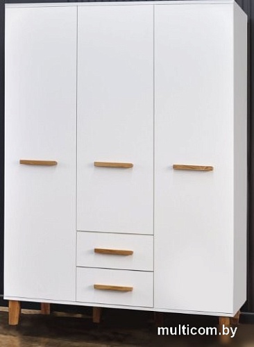 Шкаф распашной Диприз Чек Д.70134.1 (белый/дуб масло)