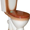 Унитаз Rosa Лира коричневый