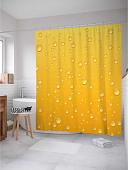 Шторка-занавеска для ванны JoyArty Крупные капли sc_21880