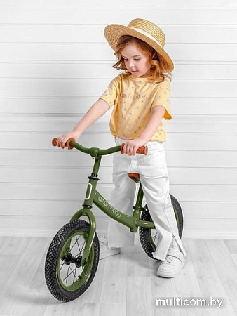 Беговел Amarobaby Road Racer (зеленый)